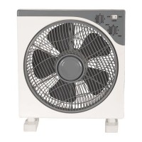ΑΝΕΜΙΣΤΗΡΑΣ BOX FAN ΤΕΤΡΑΓΩΝΟΣ ΑΣΠΡΟ-ΓΚΡΙ Φ30 45W