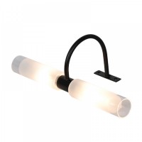 Φωτιστικό μπάνιου  από μαύρο μέταλλο και αμμοβολή γυαλί 2XG9 1049 Inlight Φωτιστικό μπάνιου  από μαύρο μέταλλο και αμμοβολή γυαλί 2XG9 1049 Inlight