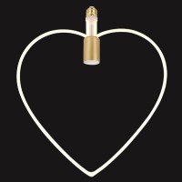 ΛΑΜΠΑ LED SOFT FILAMENT ΚΑΡΔΙΑ 12W E27 2700K 220-240V DIMMABLE FROST ΛΑΜΠΑ LED SOFT FILAMENT ΚΑΡΔΙΑ 12W E27 2700K 220-240V DIMMABLE FROST