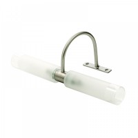 Φωτιστικό μπάνιου από νίκελ ματ μέταλλο και αμμοβολή γυαλί 2XG9 1046 INLIGHT Φωτιστικό μπάνιου από νίκελ ματ μέταλλο και αμμοβολή γυαλί 2XG9 1046 INLIGHT