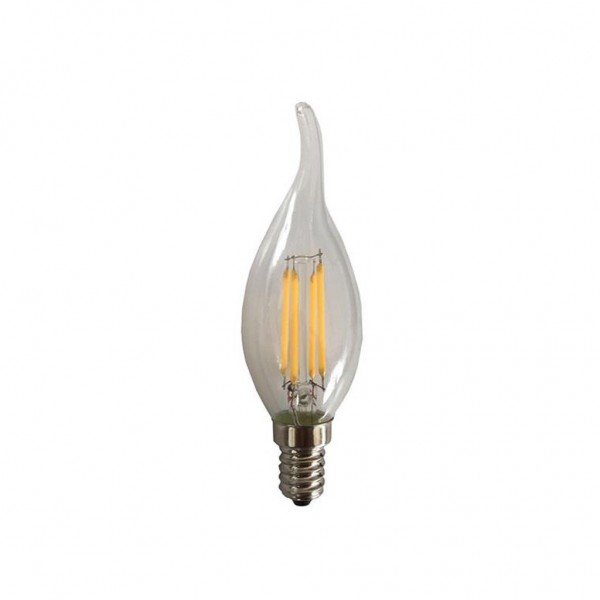 ΛΑΜΠΑ LED ΜΙΝΙΟΝ FILAMENT ΤΣΟΥΝΙ 4W E14 2700K 220-240V DIMMABLE