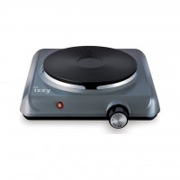 Ηλεκτρική εστία  μονή γκρι  IZZY P-4001 1500W Ηλεκτρική εστία  μονή γκρι  IZZY P-4001 1500W