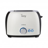 ΦΡΥΓΑΝΙΕΡΑ 2 ΘΕΣΕΩΝ 800W  ΚΡΕΜ  IZZY ΦΡΥΓΑΝΙΕΡΑ 2 ΘΕΣΕΩΝ 800W  ΚΡΕΜ  IZZY